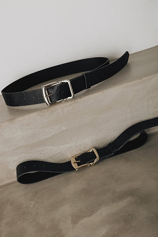"I'm a Believer" leather belt