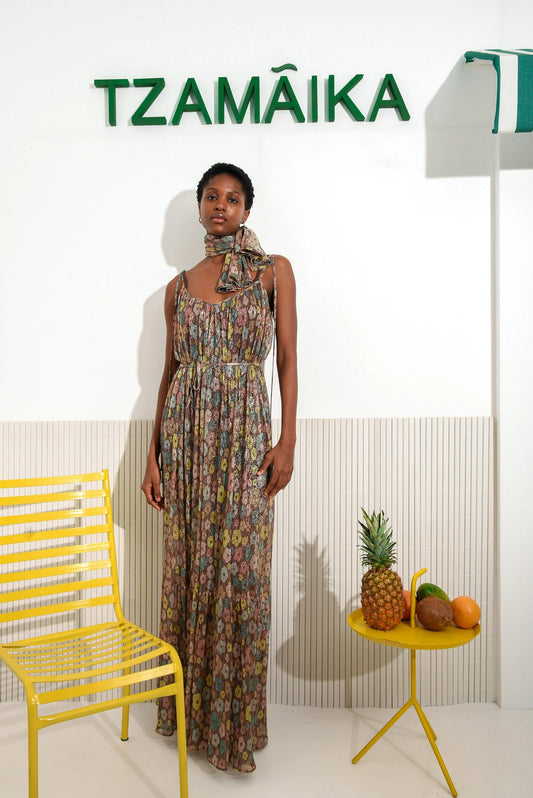 BREEZE DRESS BROWN