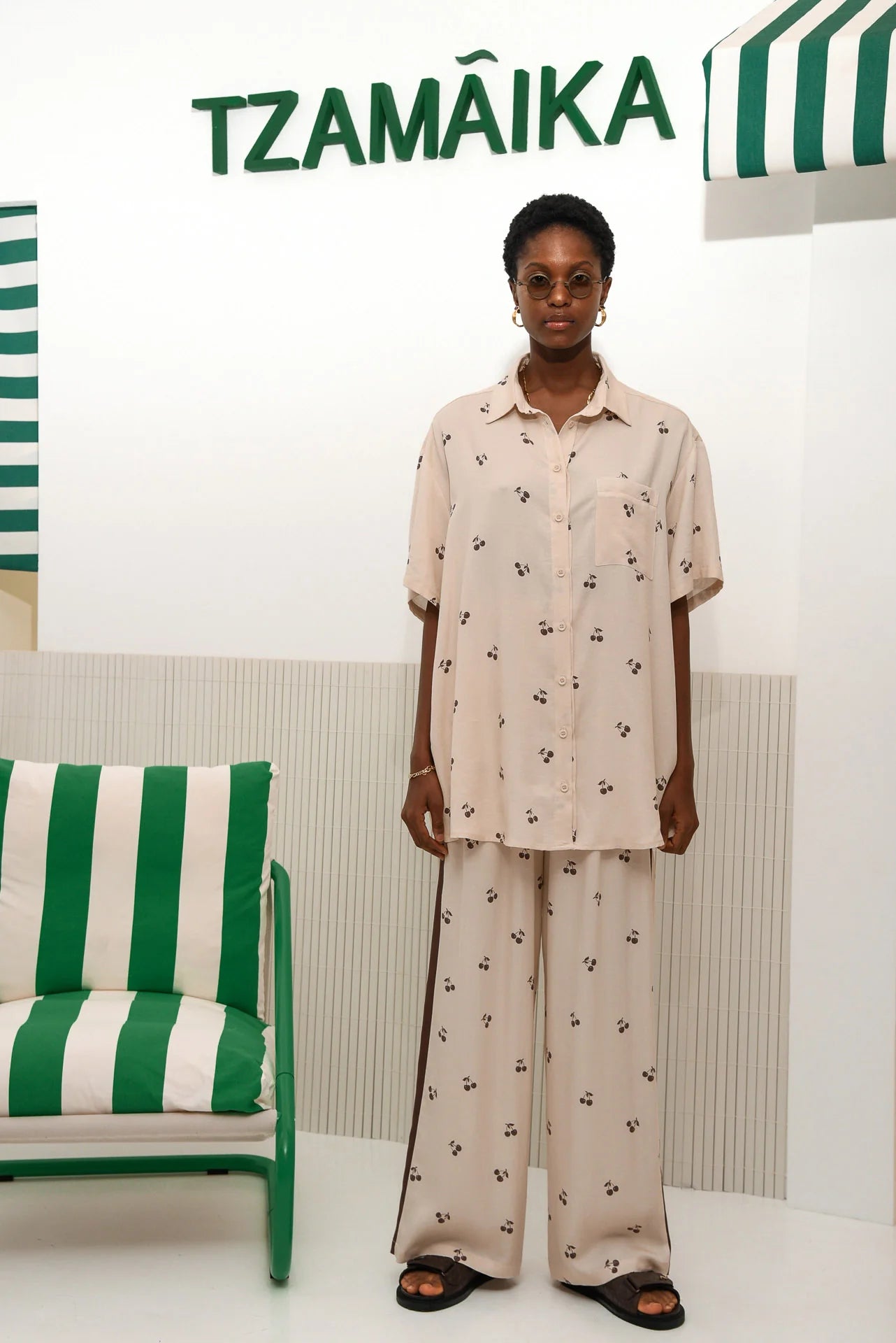 CHERRY ISLAND WIDE PANTS