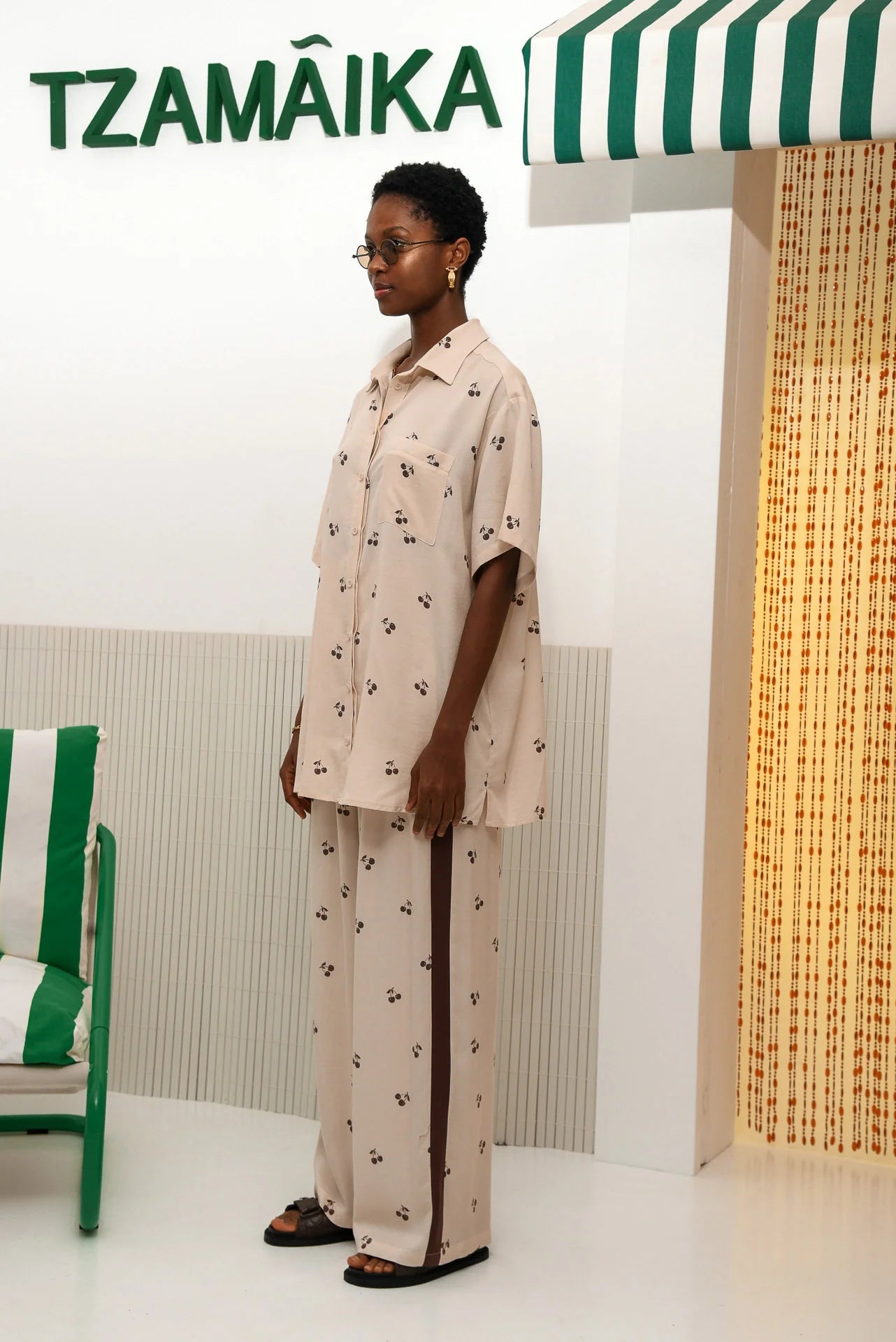 CHERRY ISLAND WIDE PANTS