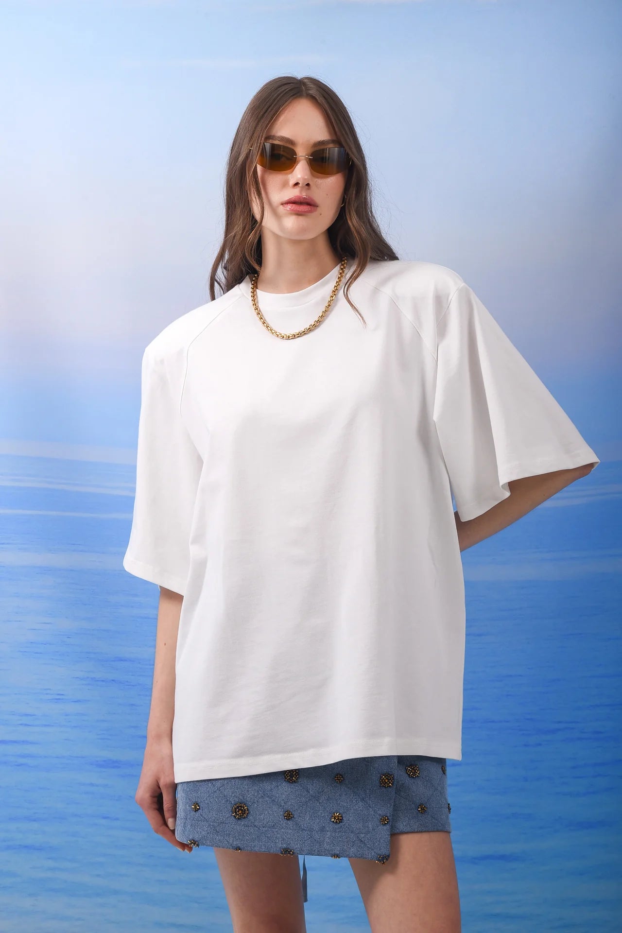 CHECK IN T-SHIRT WHITE