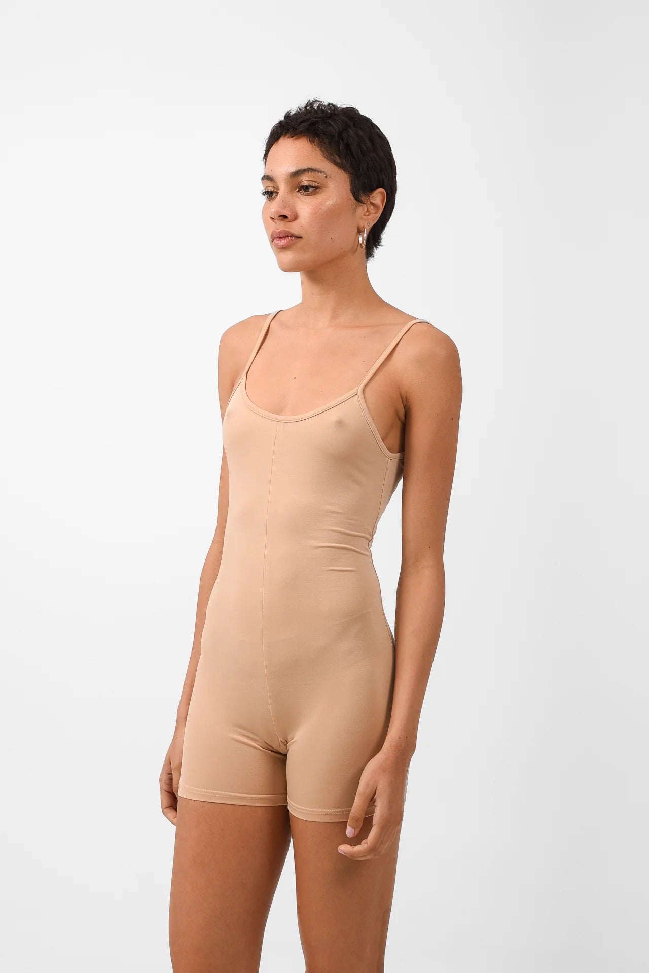 MUSE UNDERGARMENT BODYSUIT SHORTS NUDE