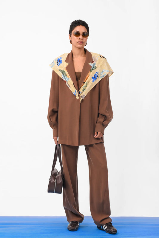 NOA OVERSIZED BLAZER BROWN