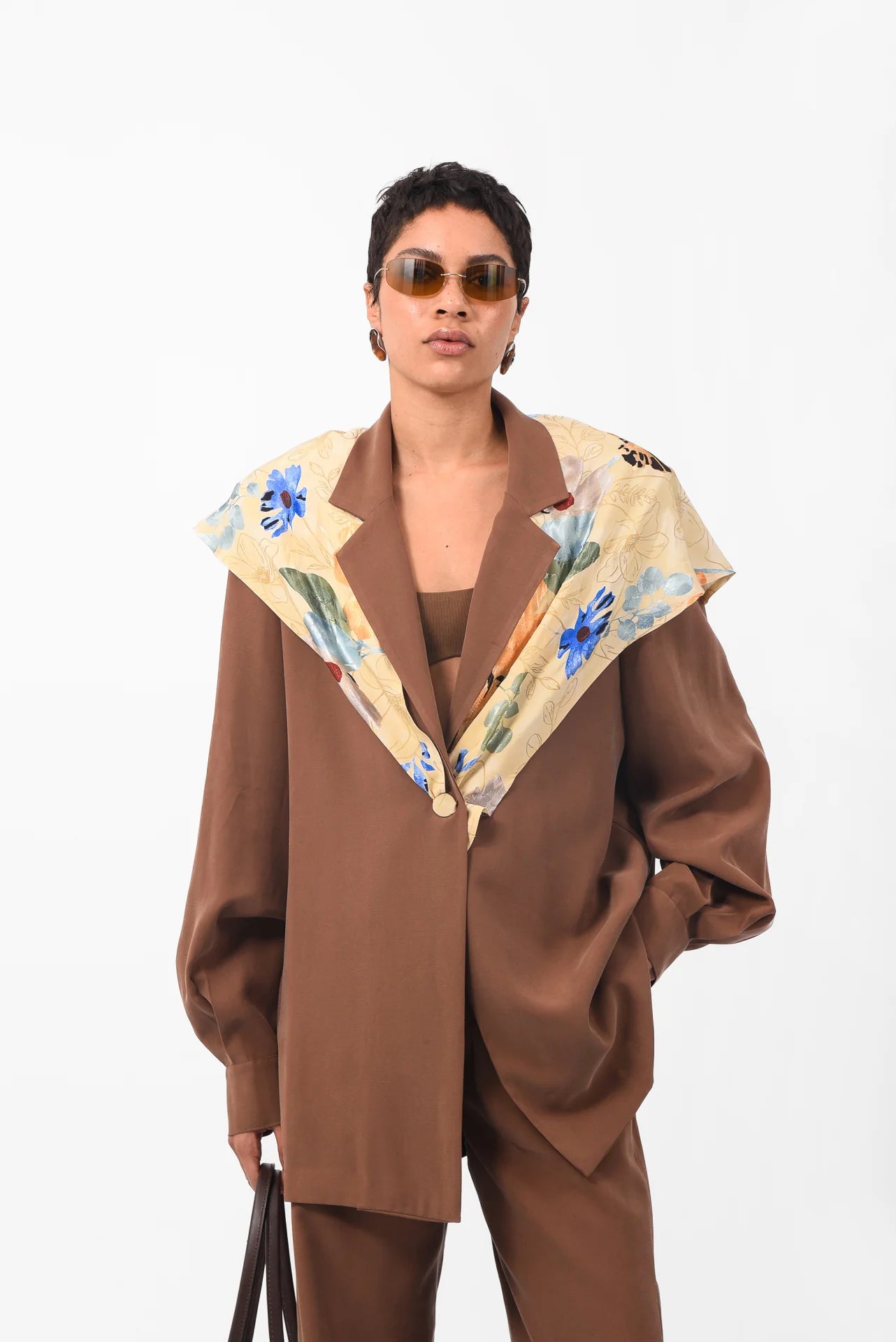 NOA OVERSIZED BLAZER BROWN