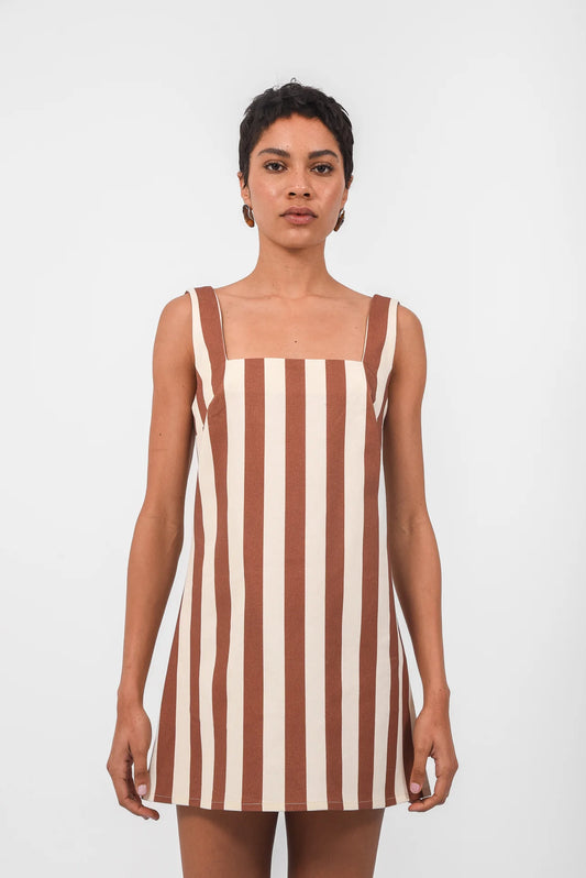 MAUI DRESS BROWN