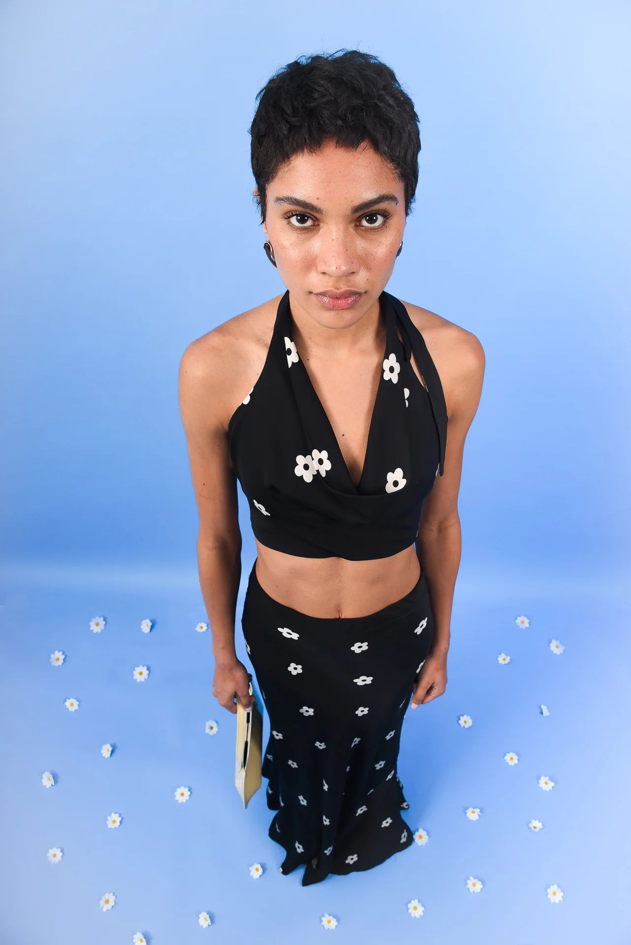 DAISY TOP BLACK