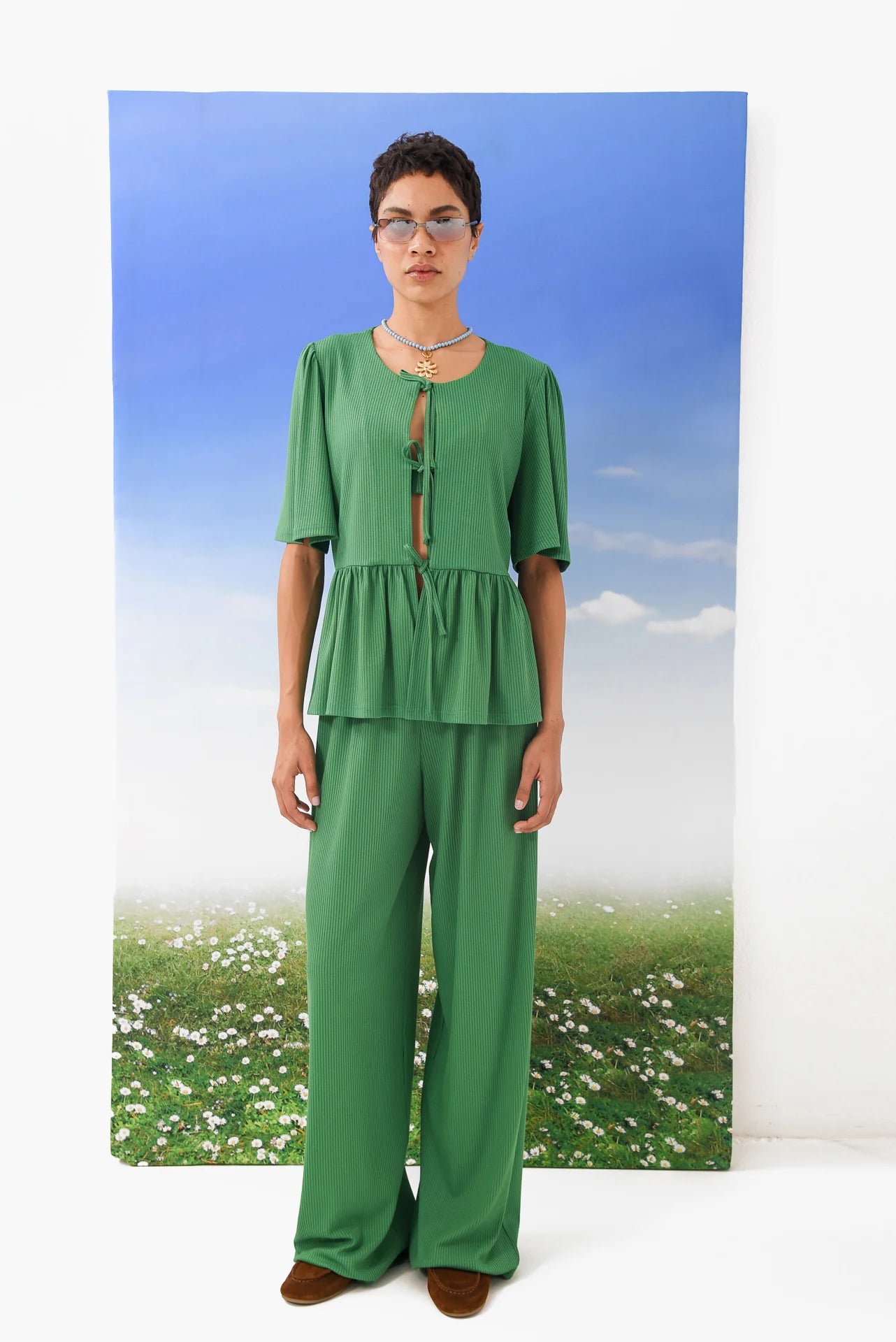 TANNED TOP GREEN