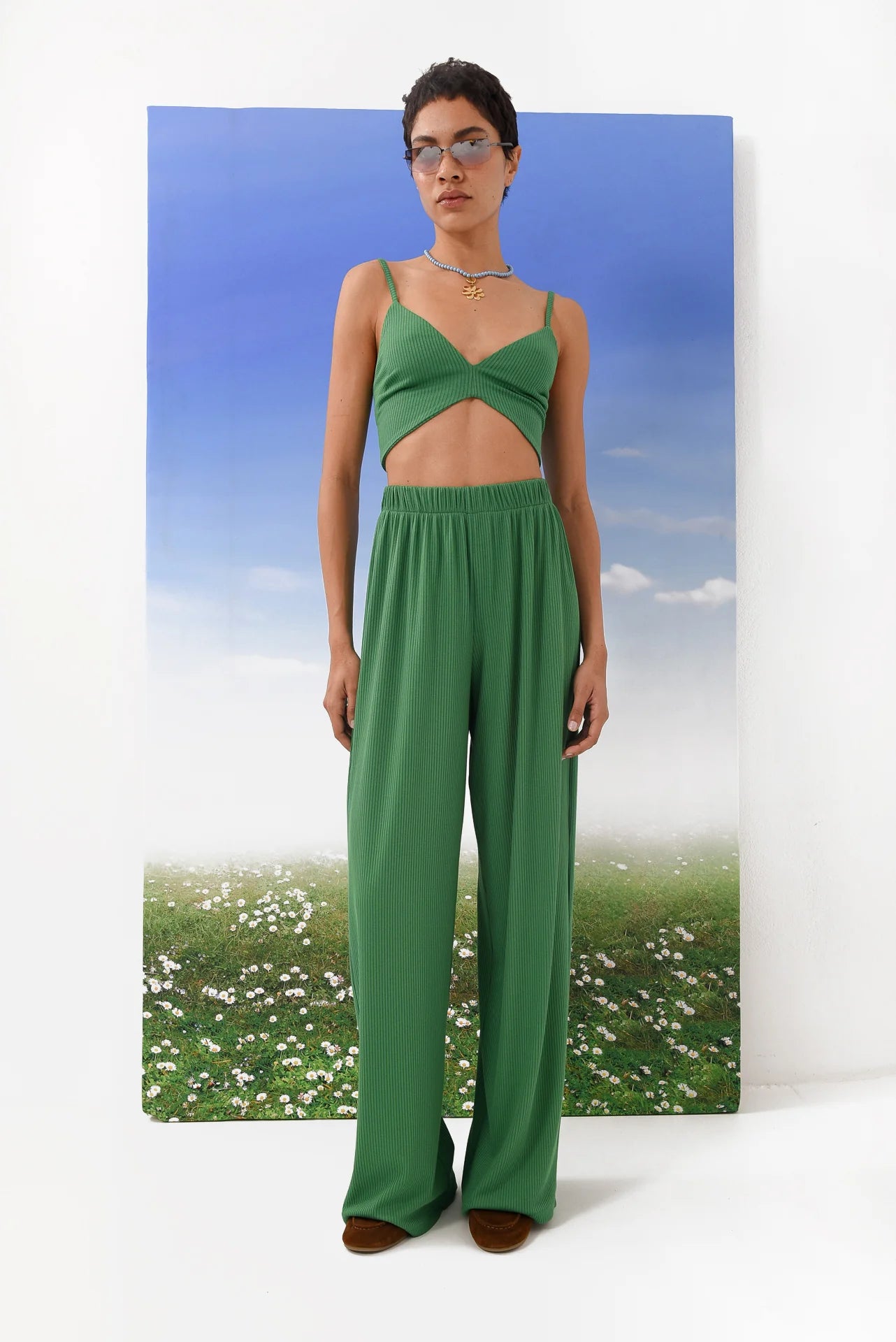 TANNED BRA GREEN
