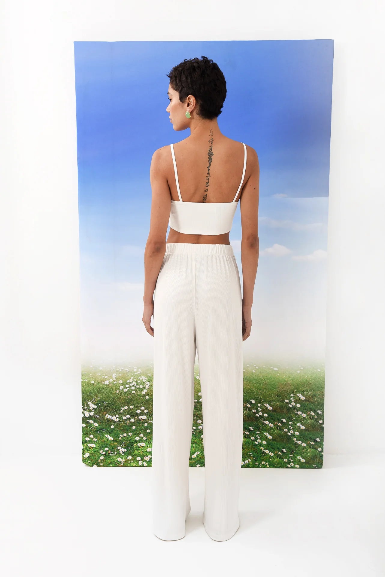 TANNED PANTS WHITE