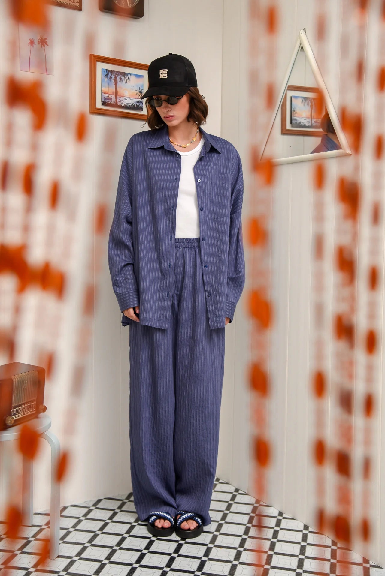 LUSH PANTS BLUE
