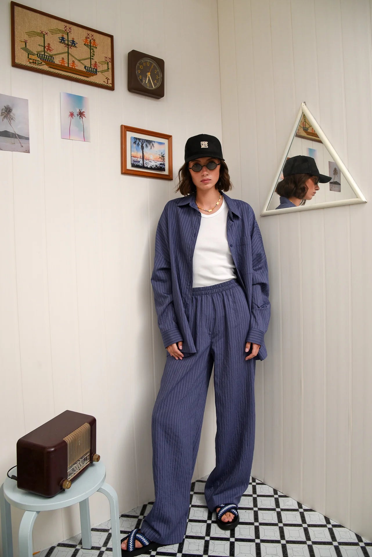 LUSH PANTS BLUE