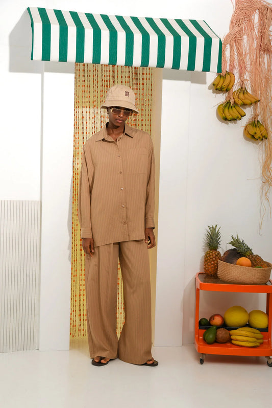 LUSH SHIRT BEIGE