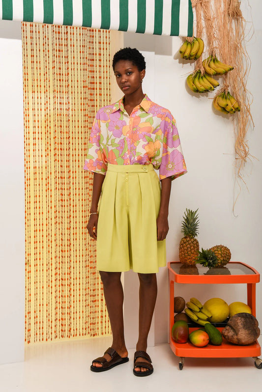 PAPAYA SHORTS LIME