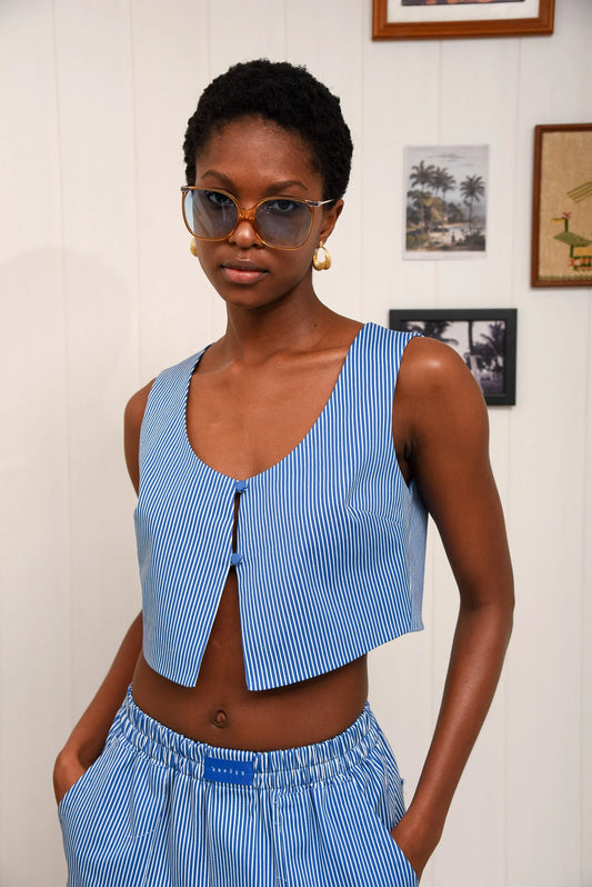 REGGAE VEST BLUE