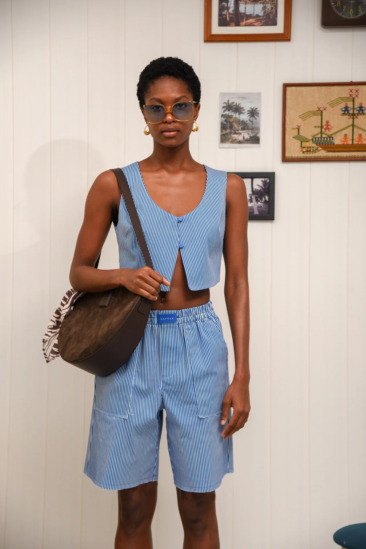 REGGAE SHORTS BLUE