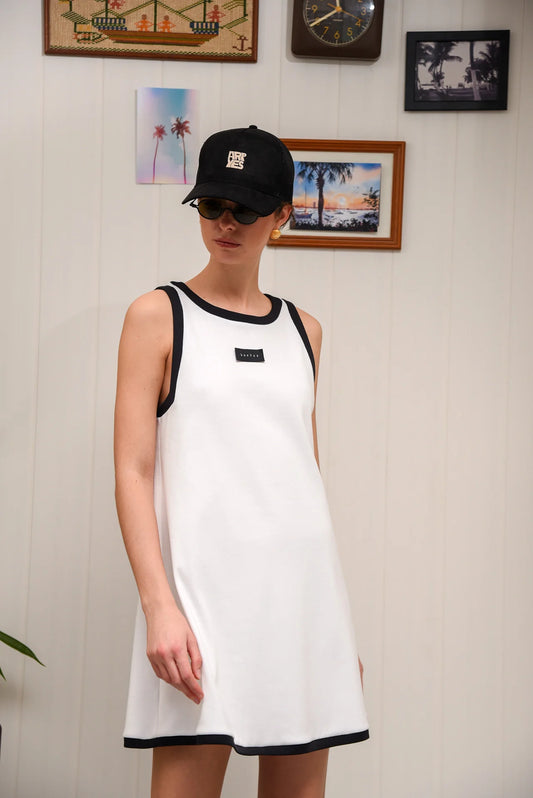 SALTFISH MINI DRESS WHITE