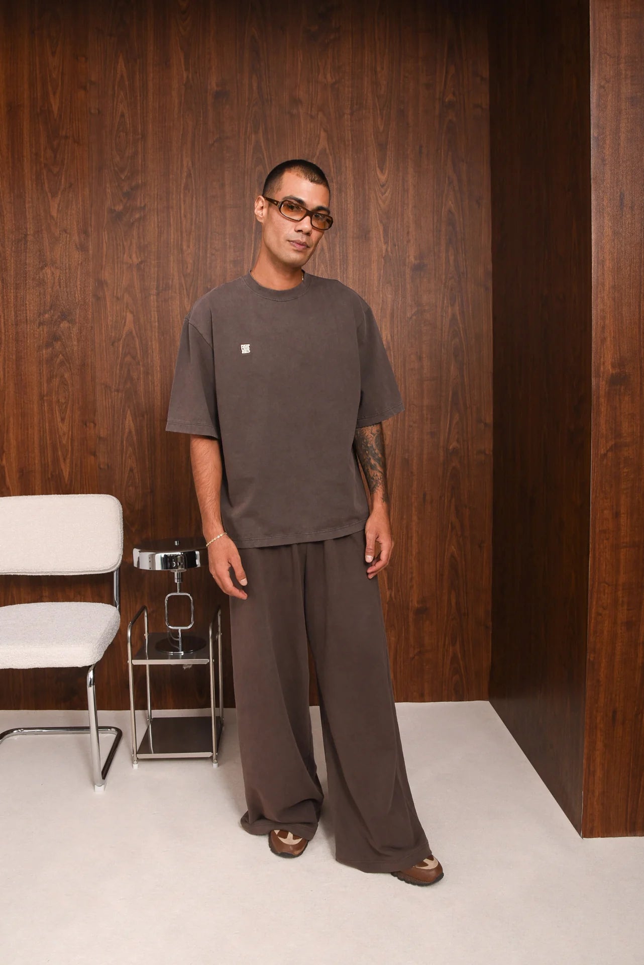 UNIQUE T-SHIRT BROWN