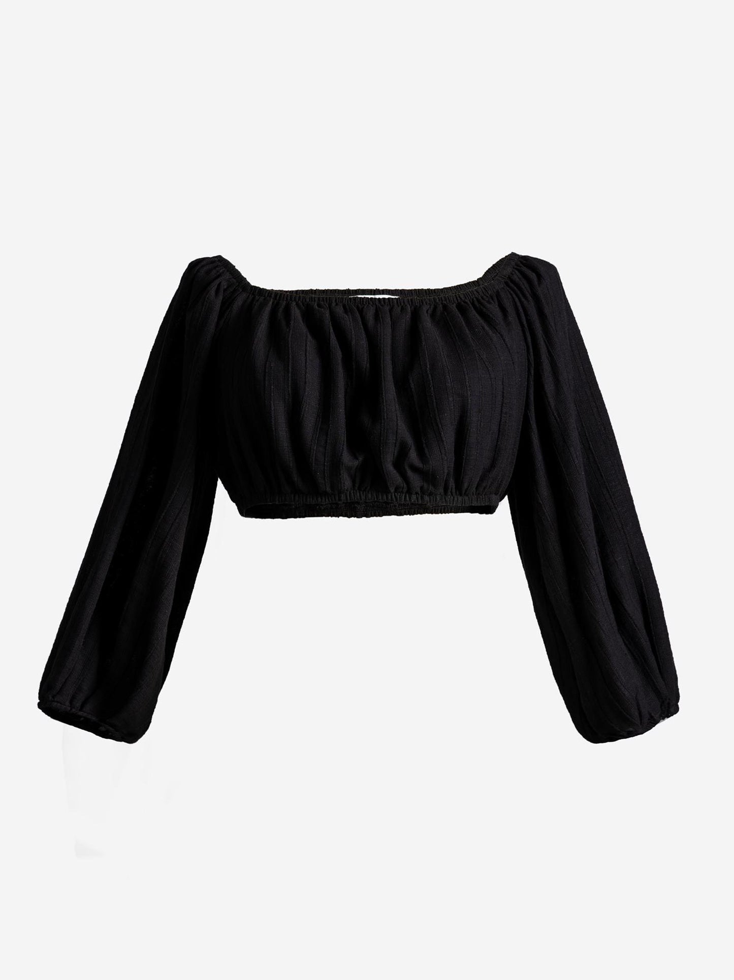Busy Line Crop Top