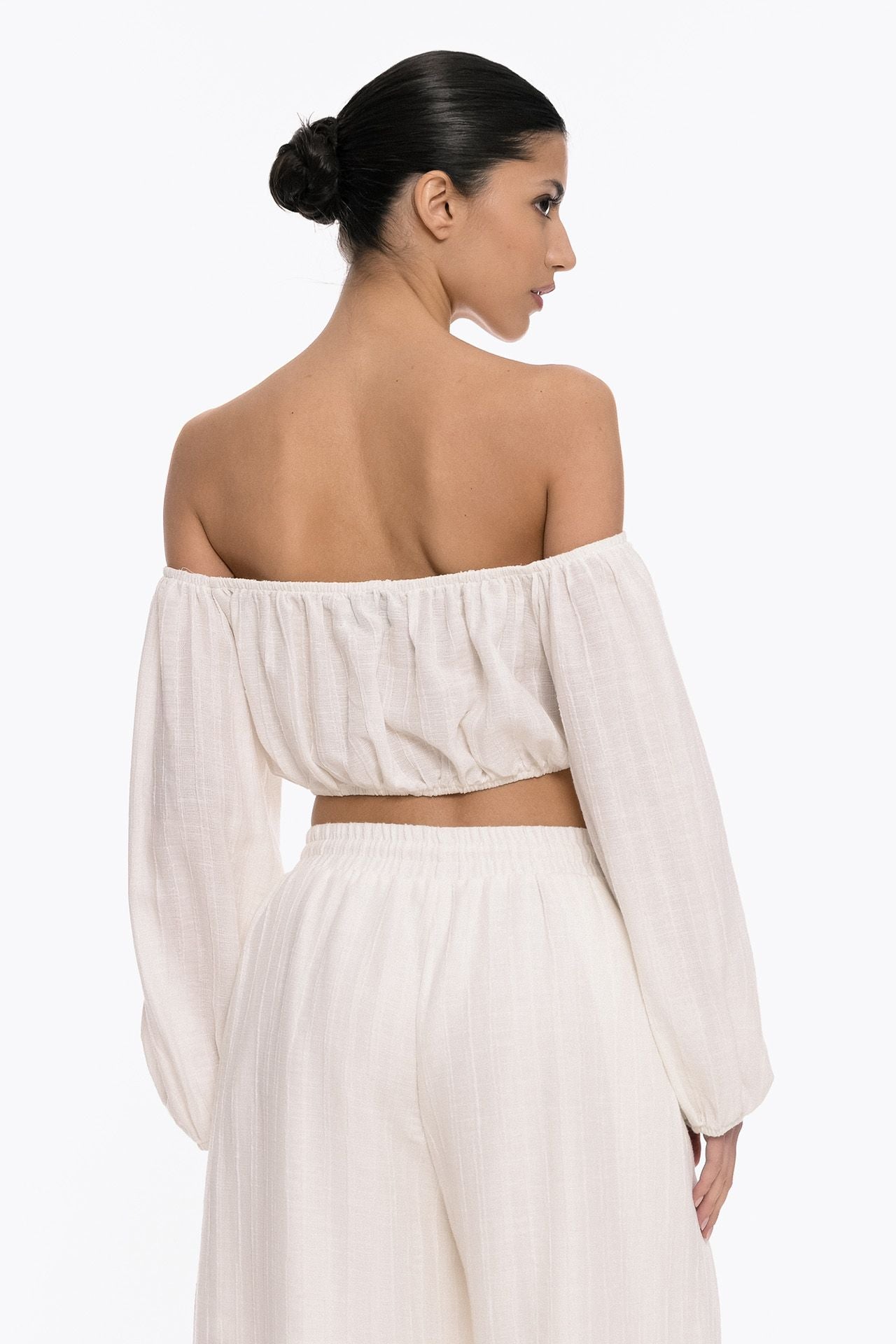 Busy Line Crop Top