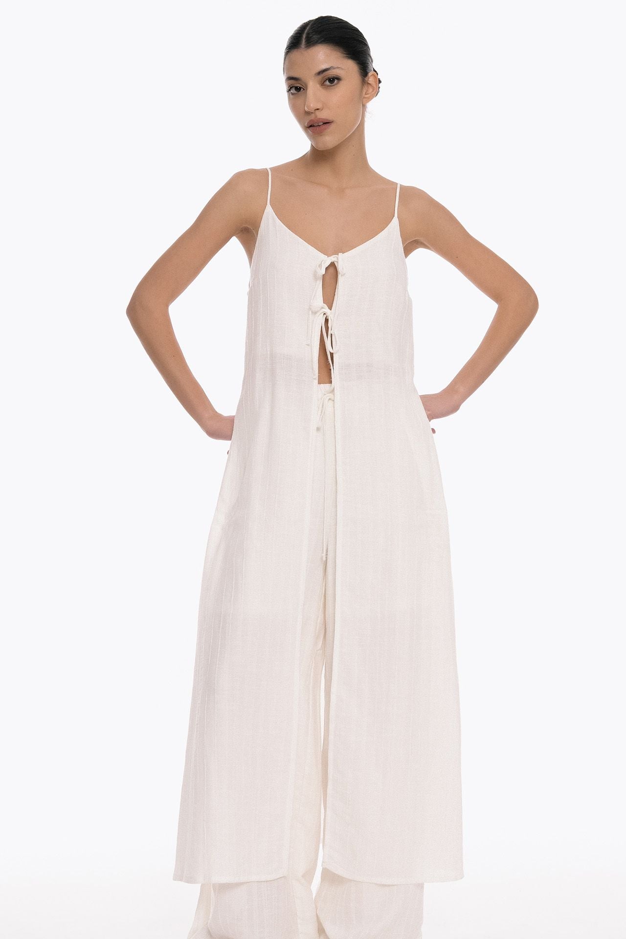 Busy Line Maxi Top