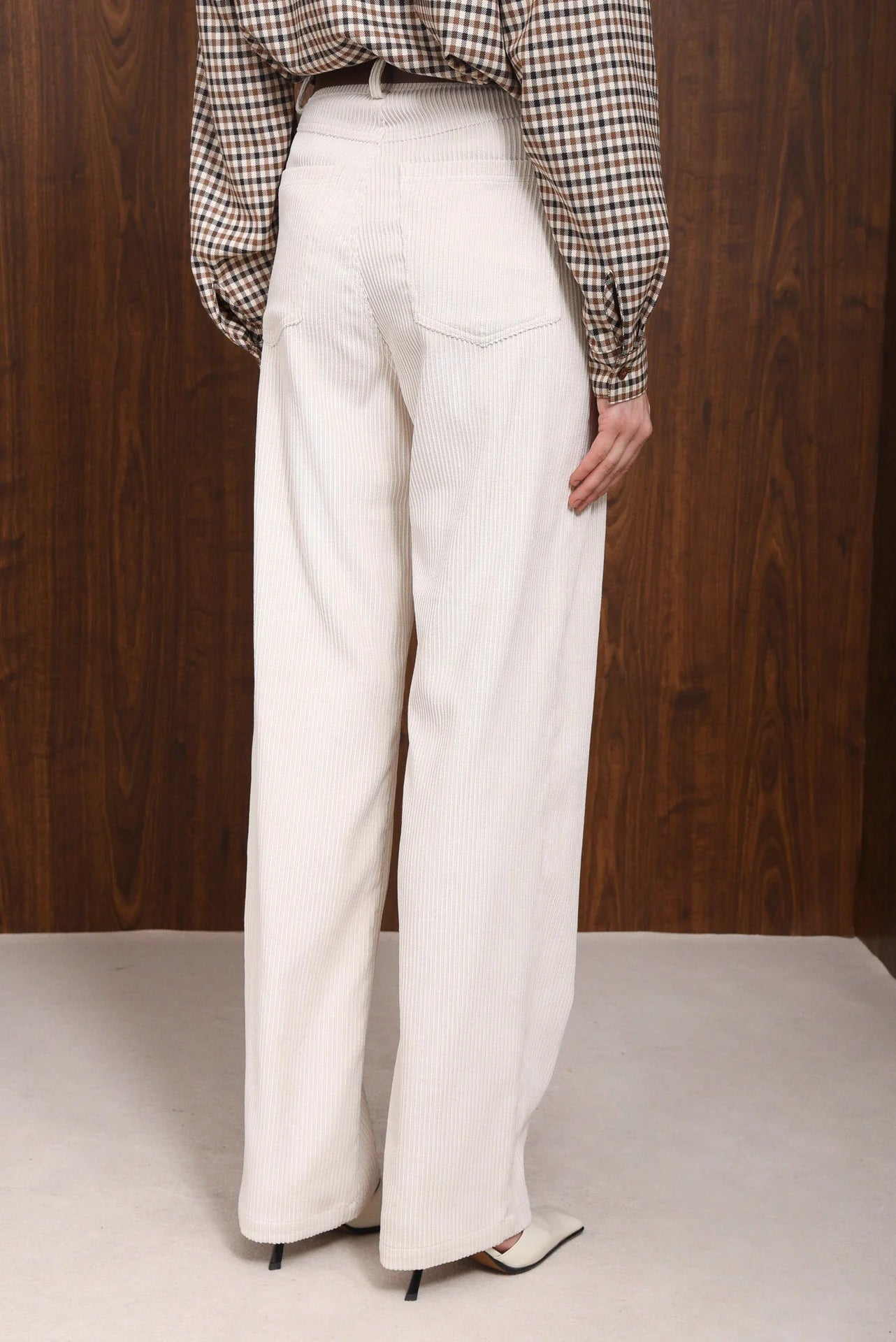 CHARACTER PANTS ECRU