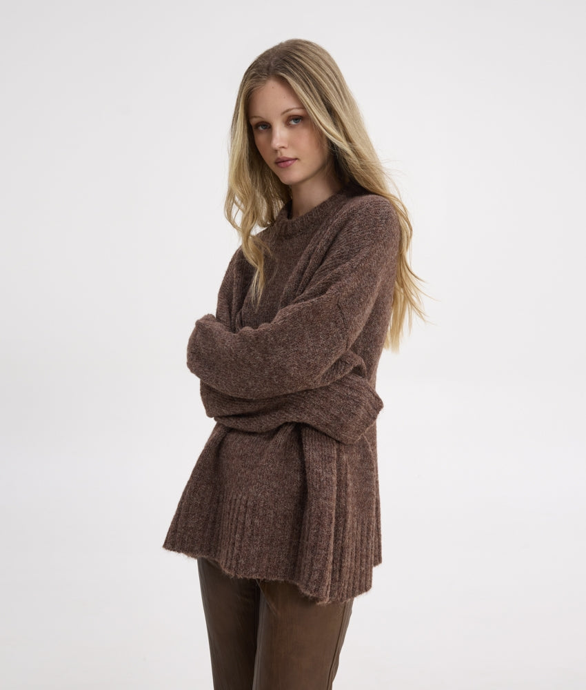 DONA SWEATER BROWN