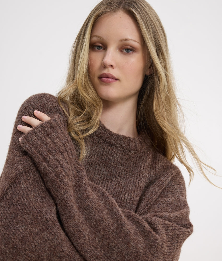 DONA SWEATER BROWN