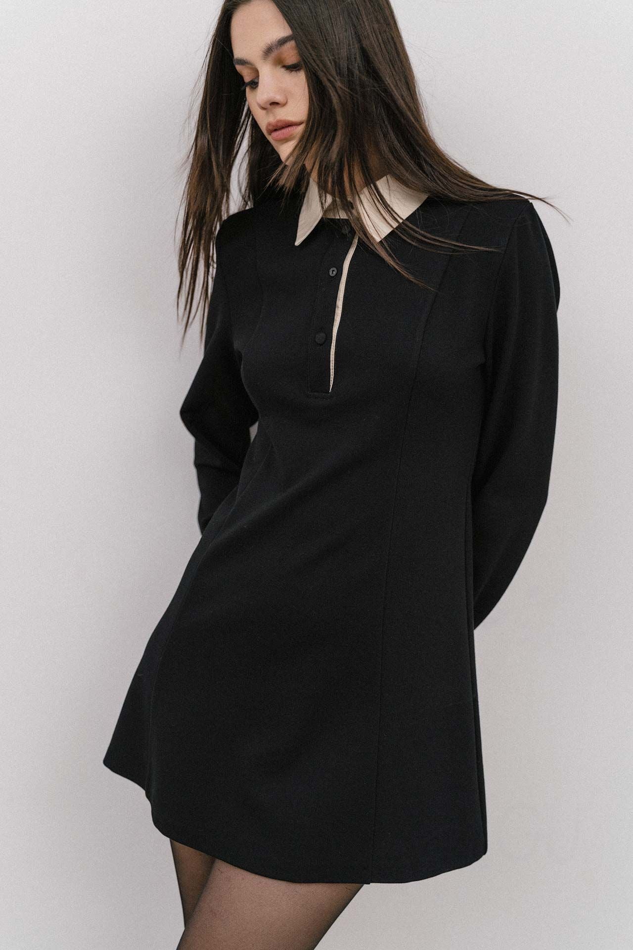 The Peppery Mini Dress Black