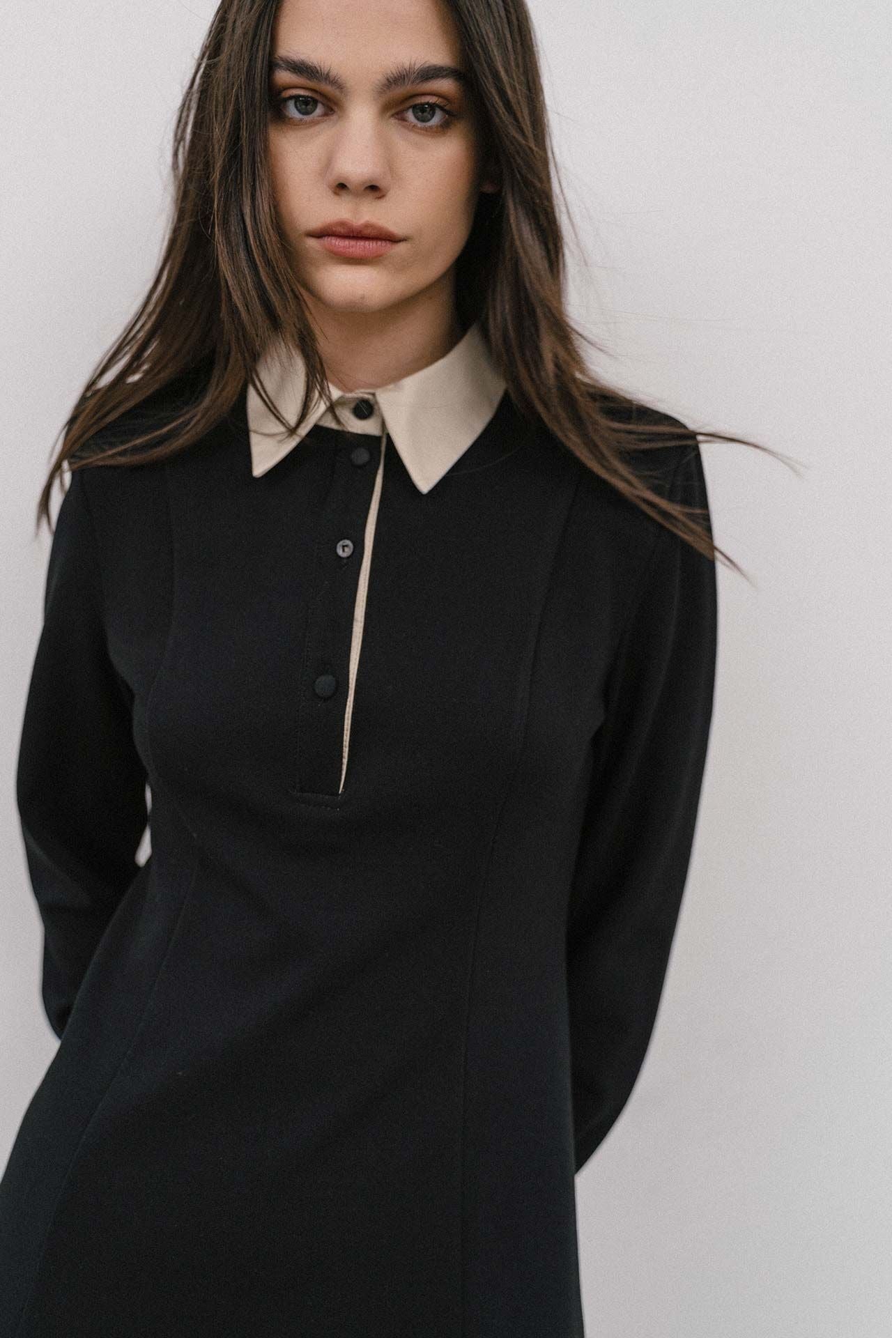 The Peppery Mini Dress Black