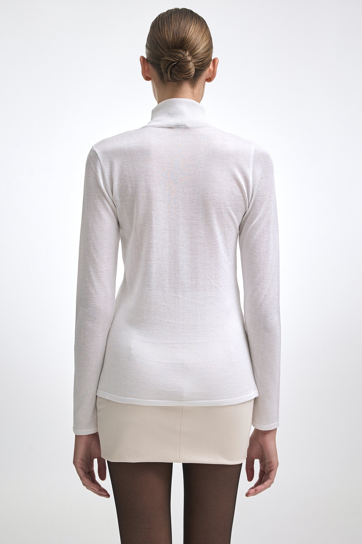 KATE KNITTED BLOUSE WHITE