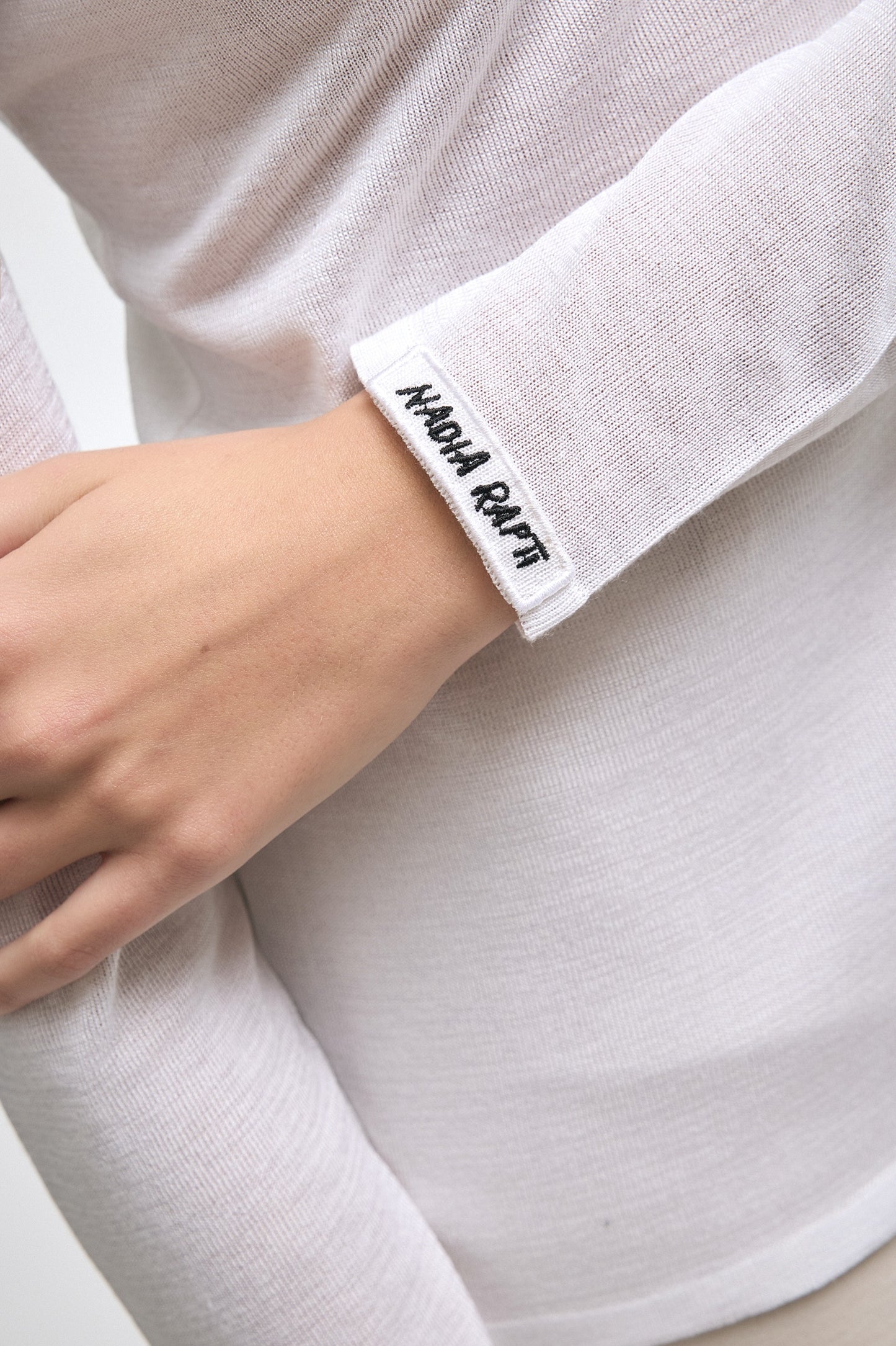 KATE KNITTED BLOUSE WHITE