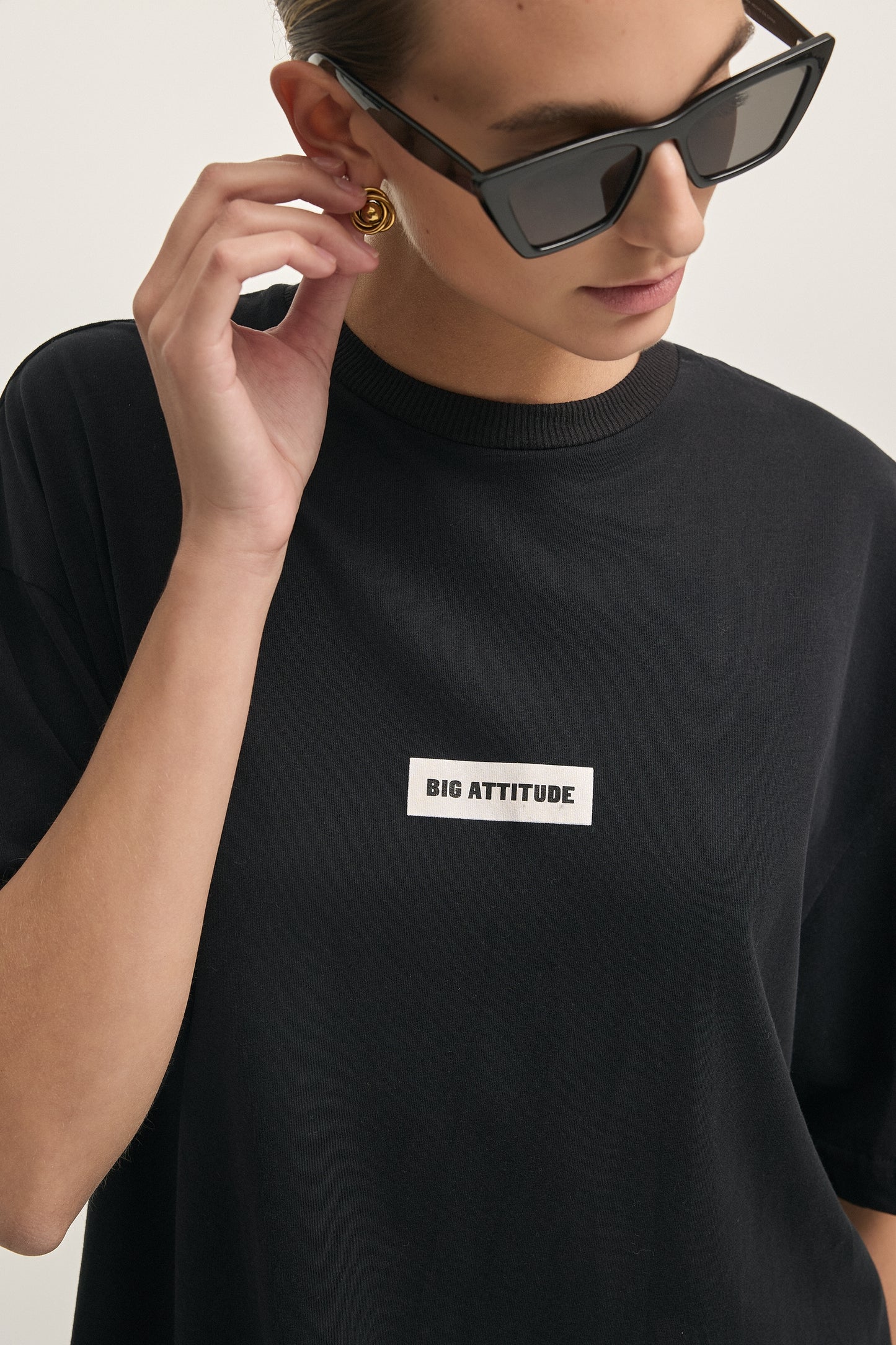 BIG ATTITUDE T-SHIRT BLACK
