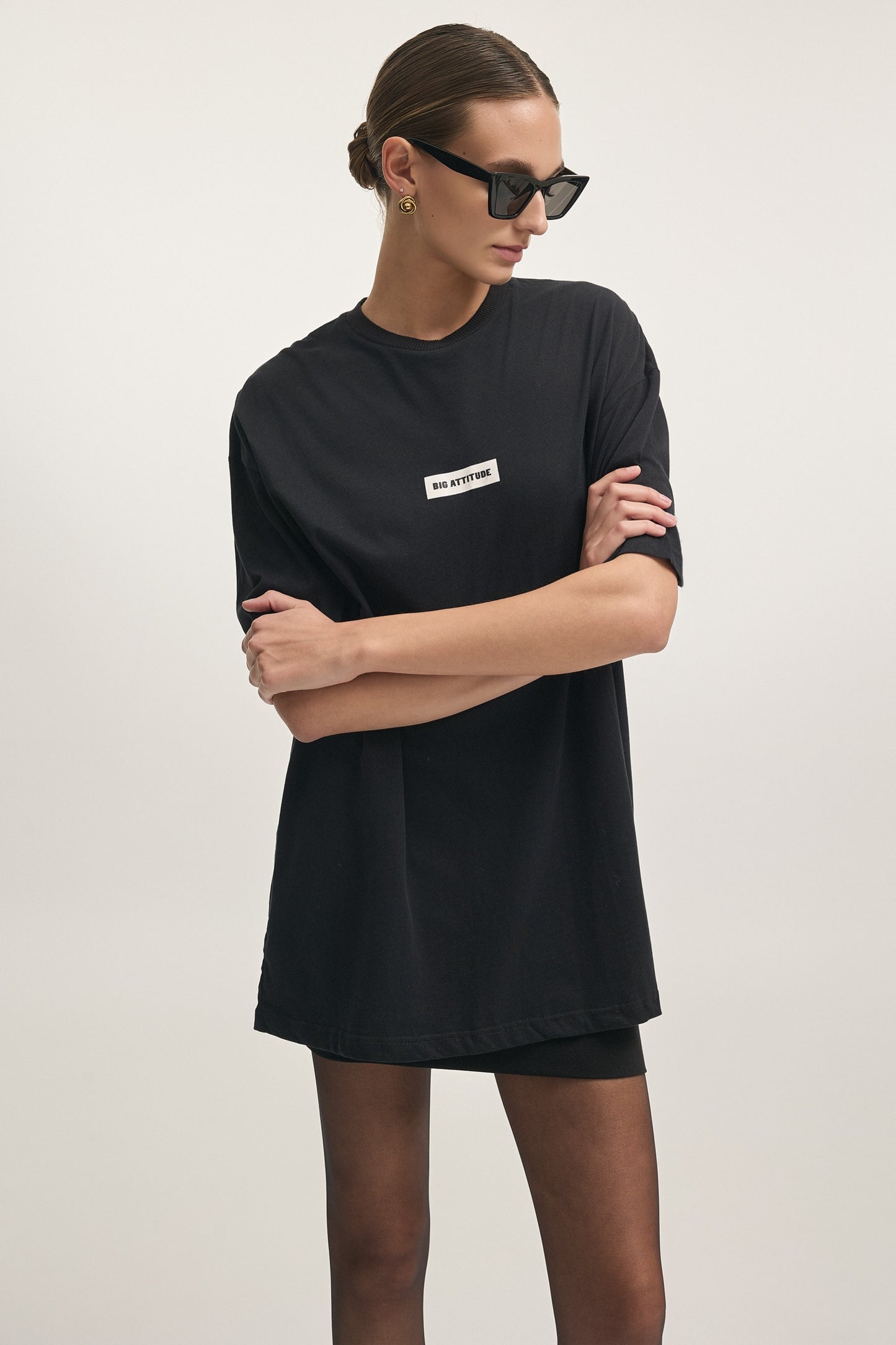 BIG ATTITUDE T-SHIRT BLACK