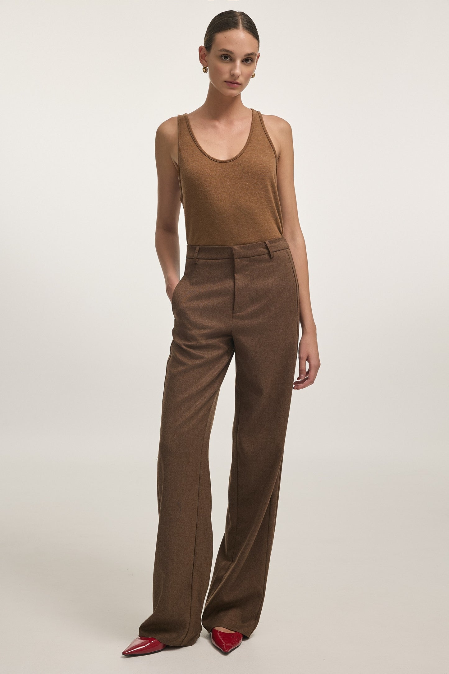 NEW YORK TROUSERS BROWN
