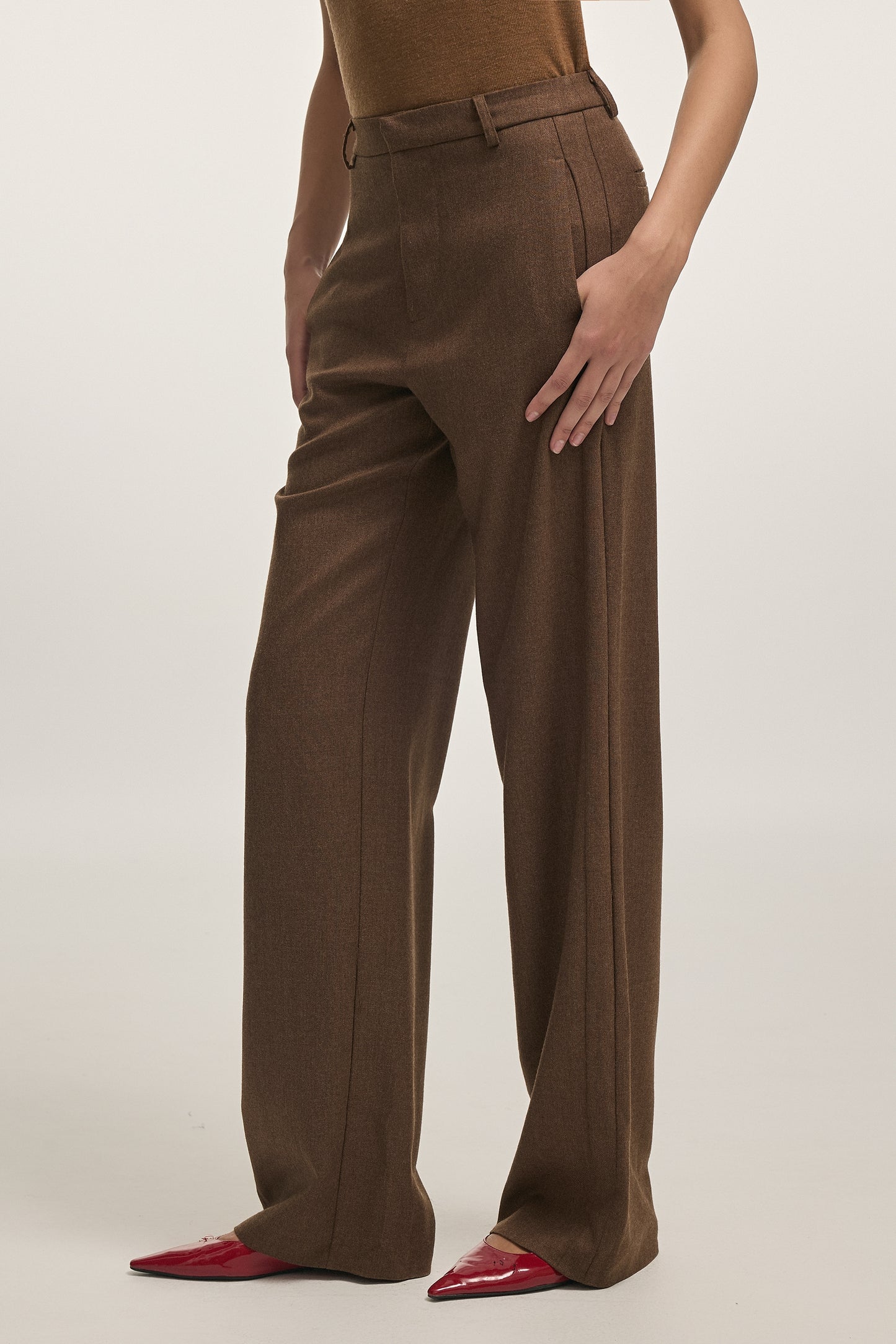 NEW YORK TROUSERS BROWN