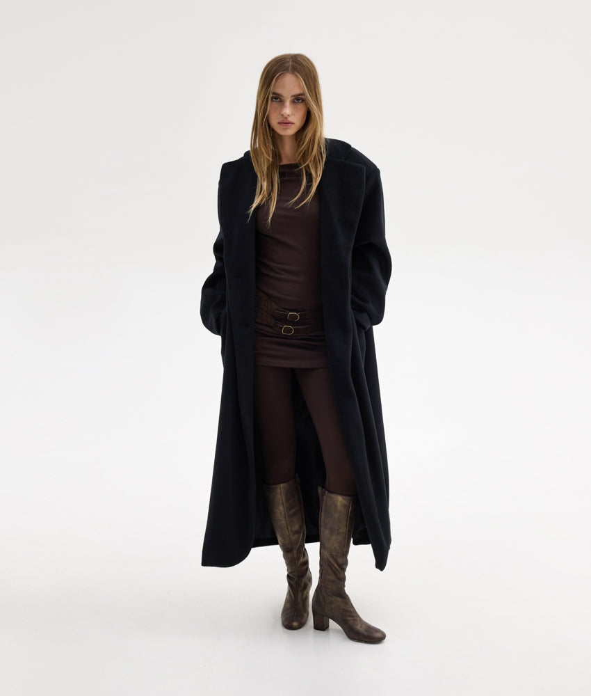 KATHY COAT BLACK