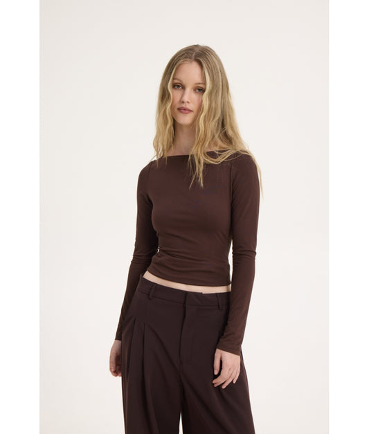 LORY TOP BROWN