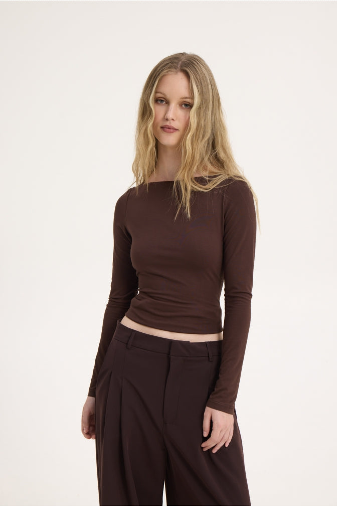 LORY TOP BROWN