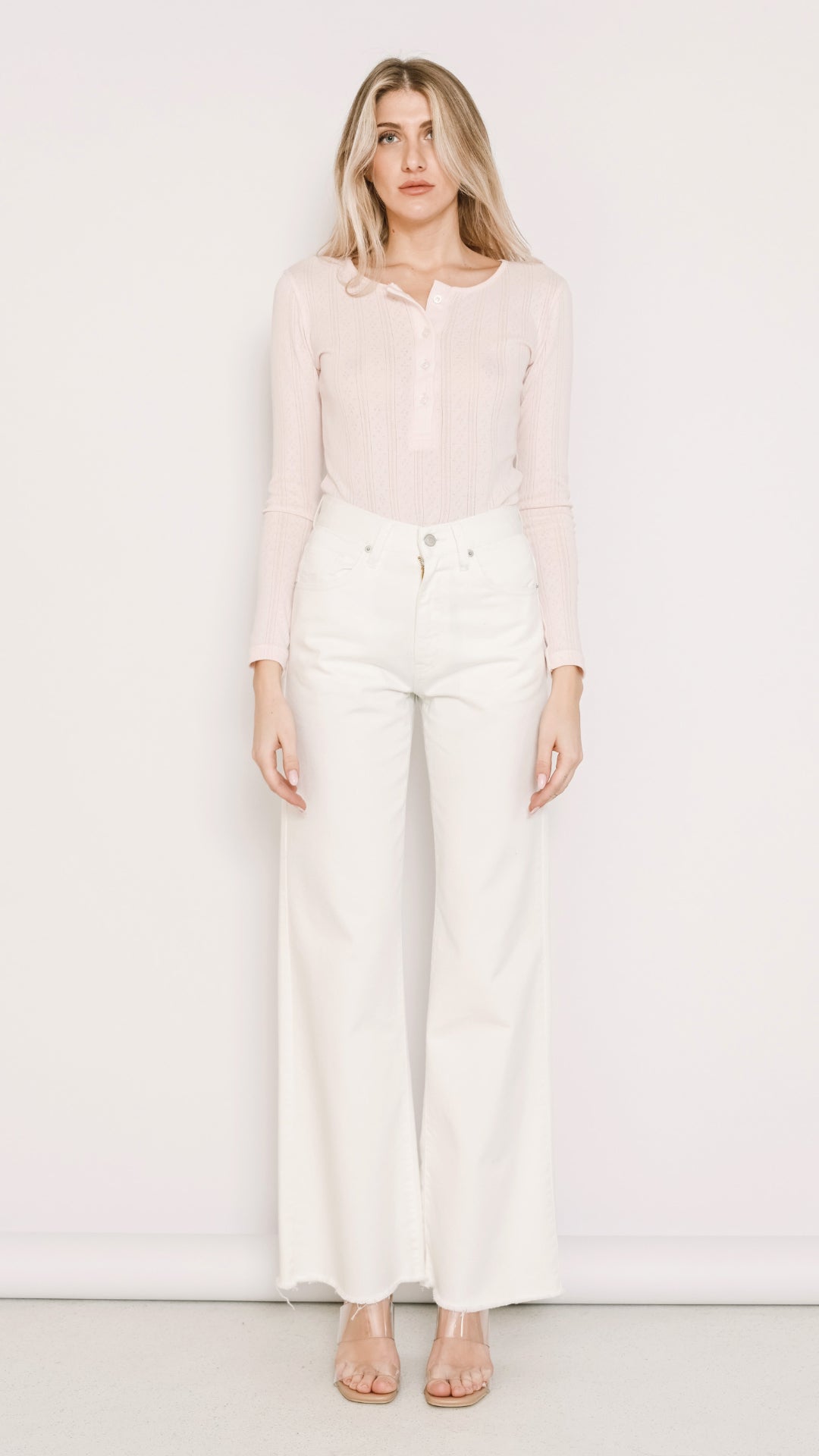 MARISSA OFF-WHITE CROPPED