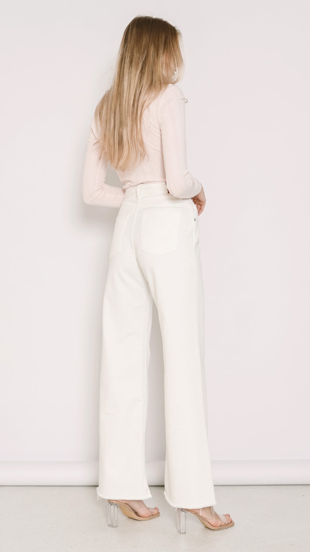 MARISSA OFF-WHITE CROPPED