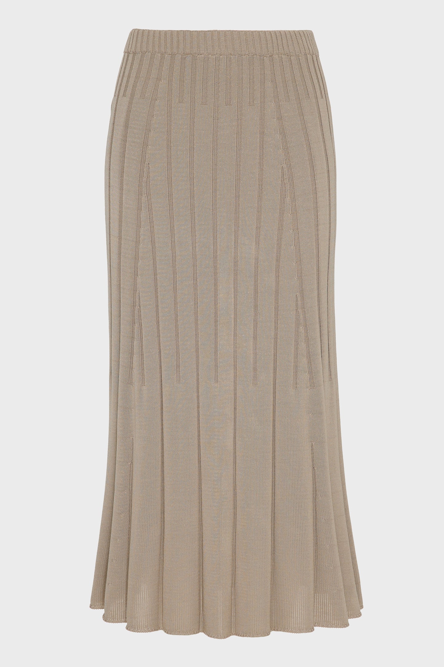 FEMME KNITTED SKIRT GREIGE