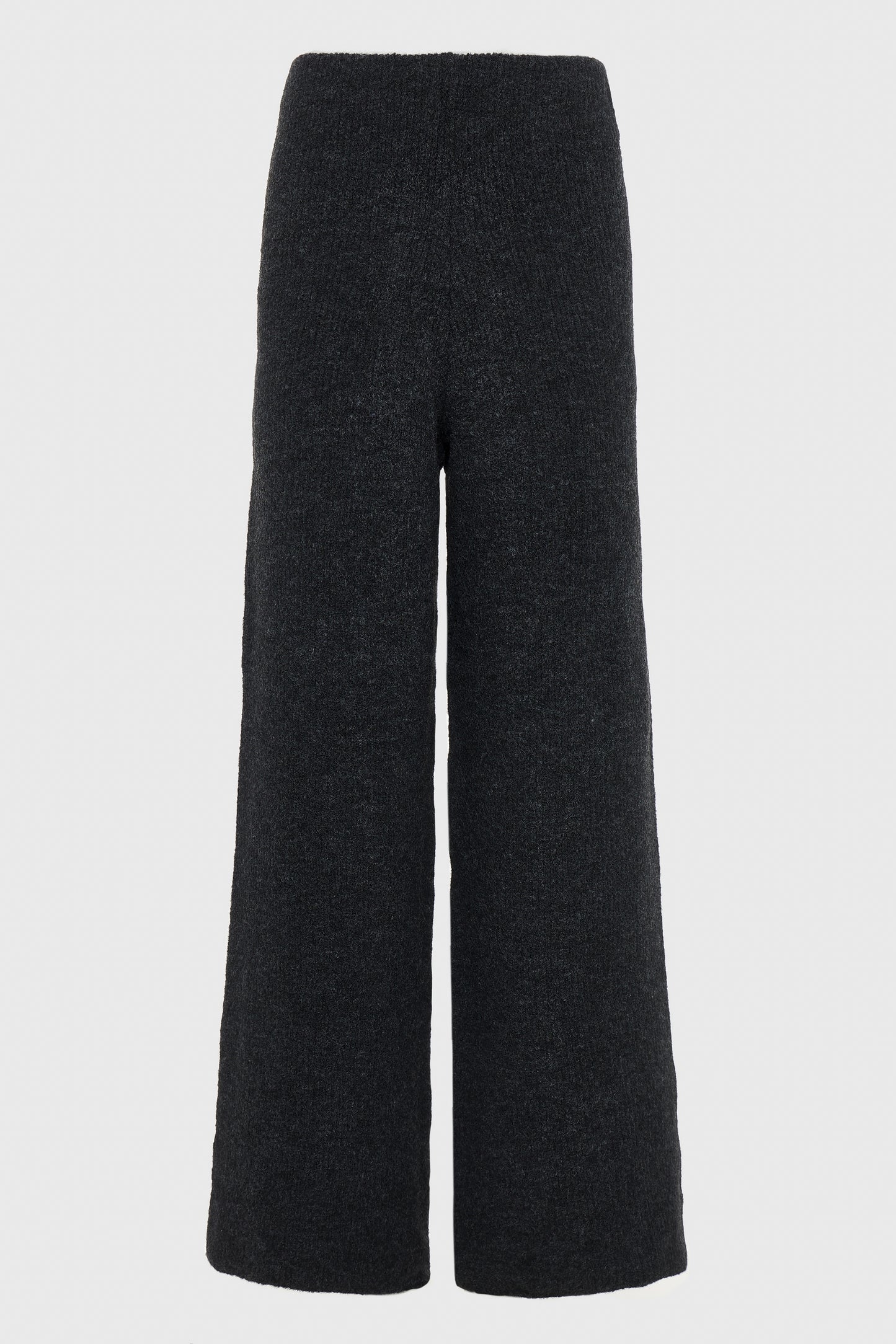 DONNA KNITTED TROUSERS ANTHRACITE