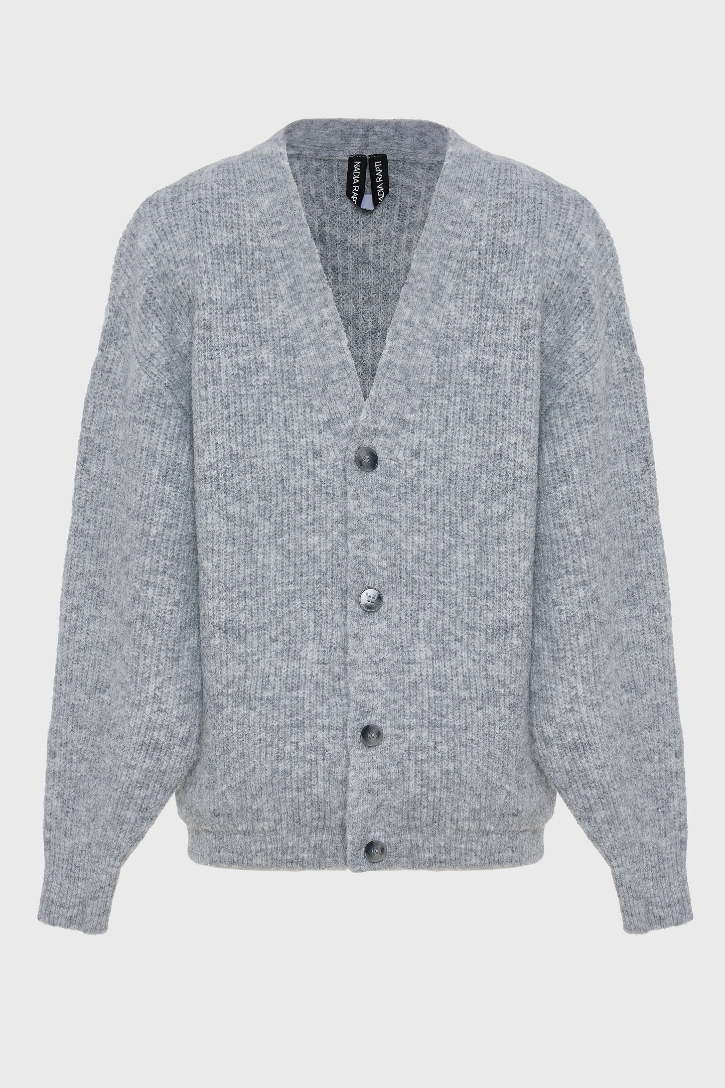 DONNA KNITTED CARDIGAN GREY
