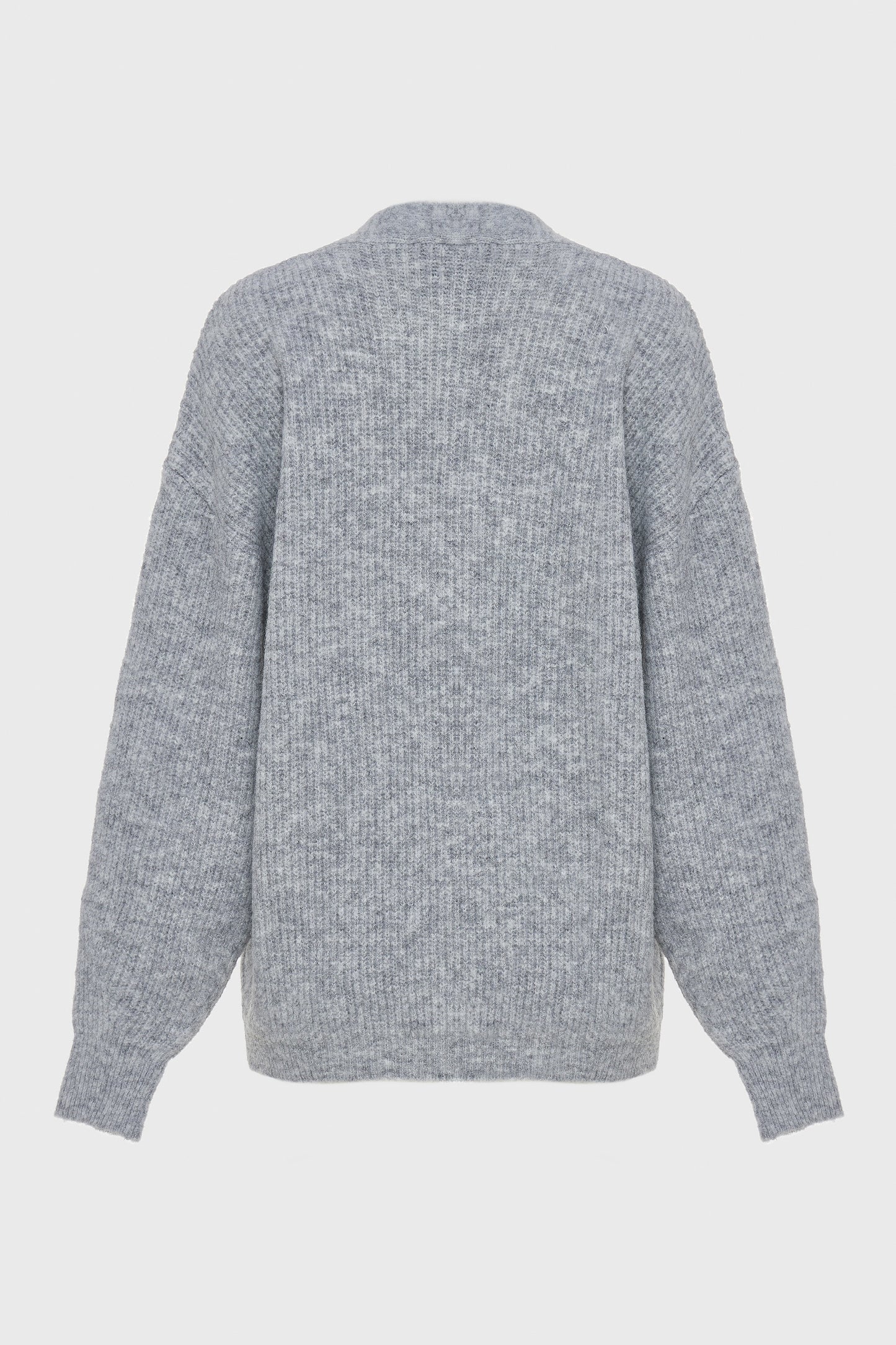 DONNA KNITTED CARDIGAN GREY
