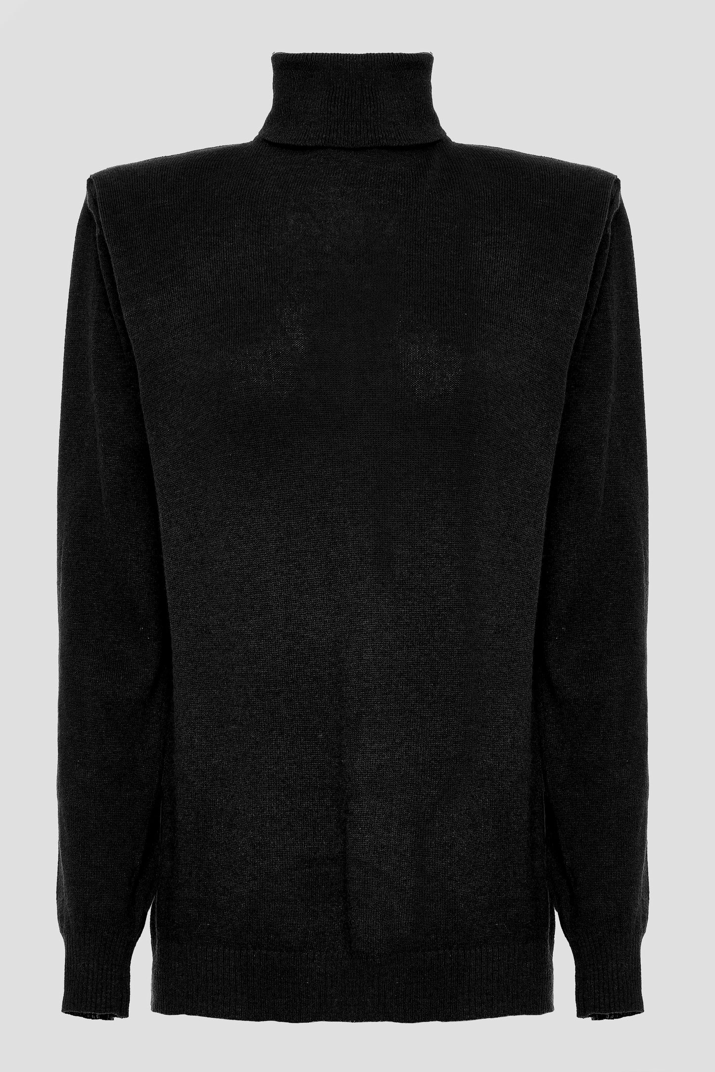BASICK KNITTED BLOUSE BLACK