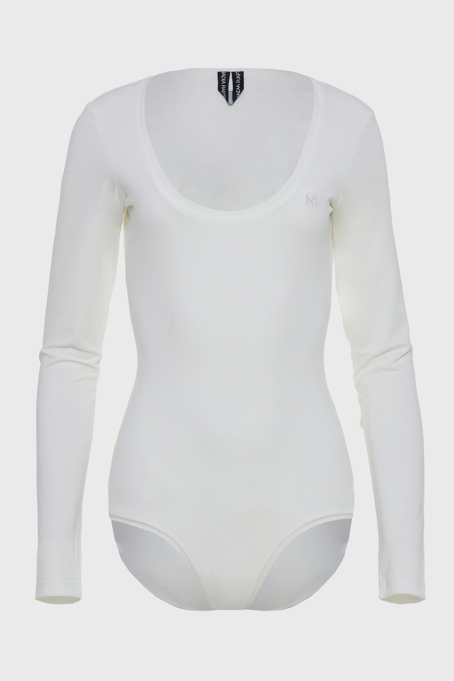 CLAUDIA LONG SLEEVE BODYSUIT OFF WHITE