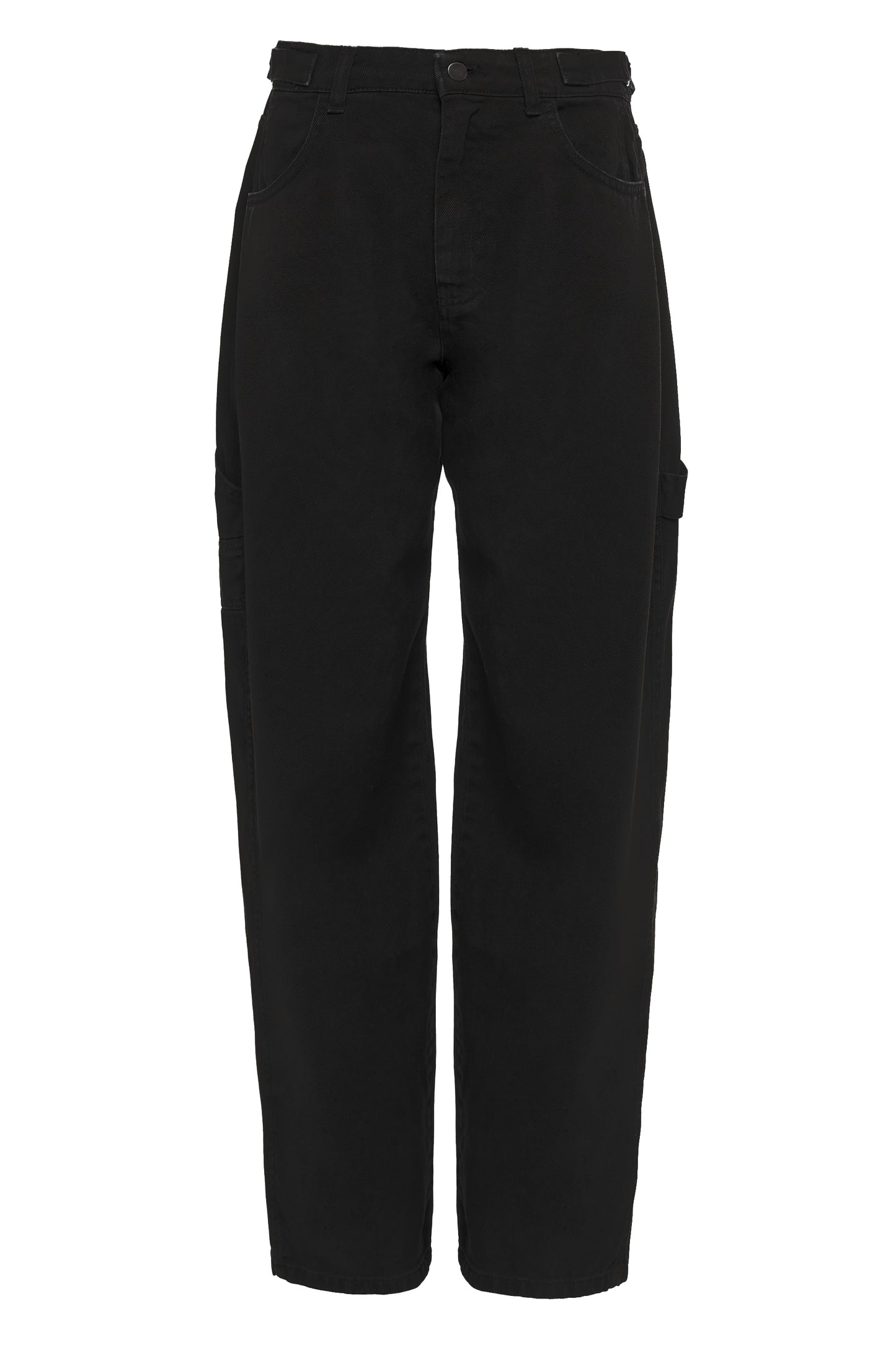 JEANIE DENIM TROUSERS BLACK