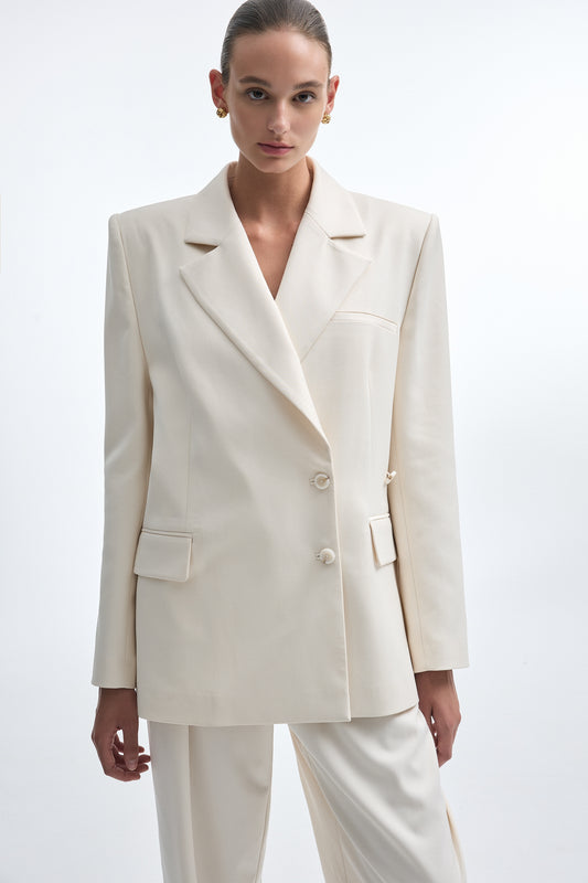 DYNASTY BLAZER ECRU
