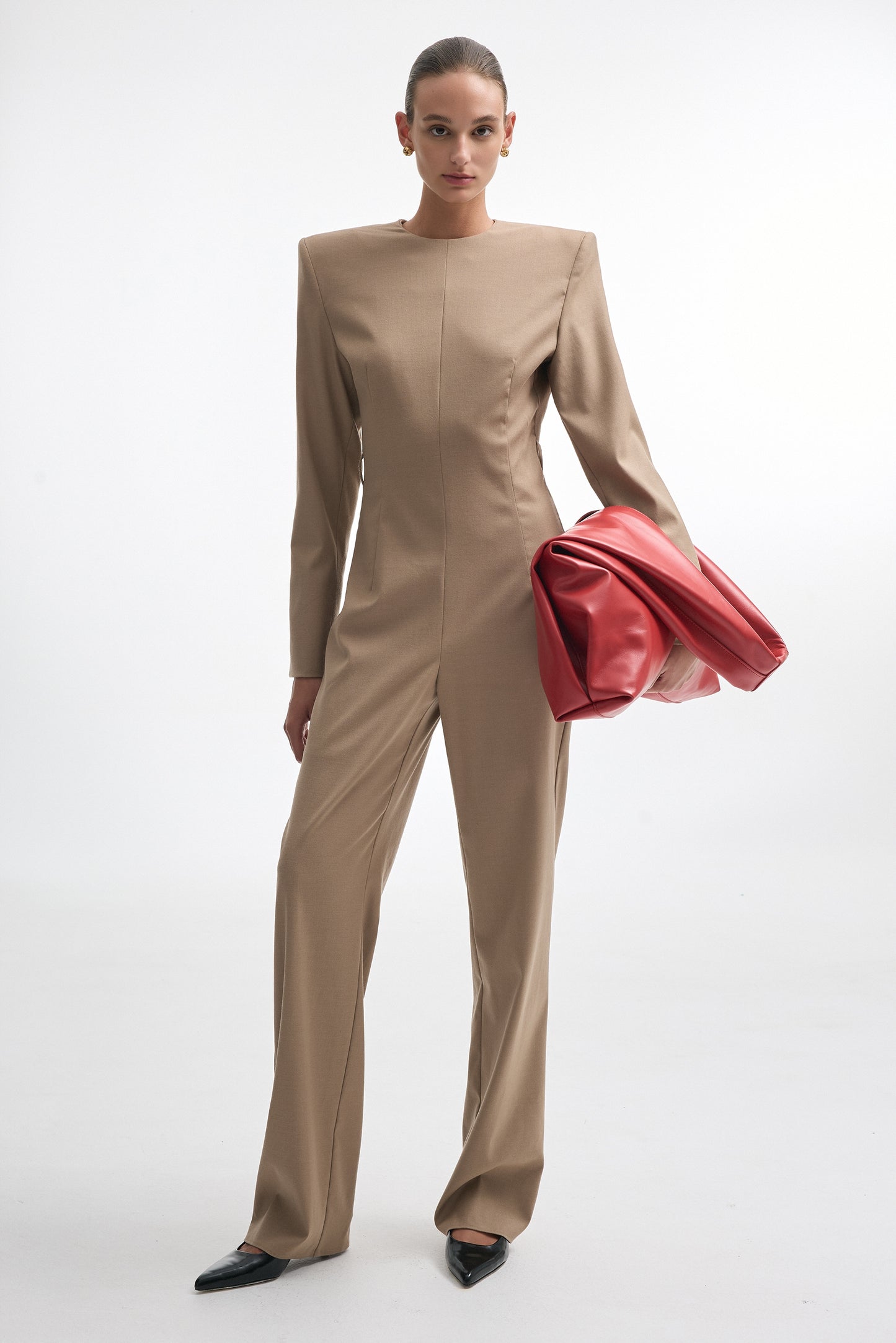 NIGHT SHIFT JUMPSUIT BEIGE
