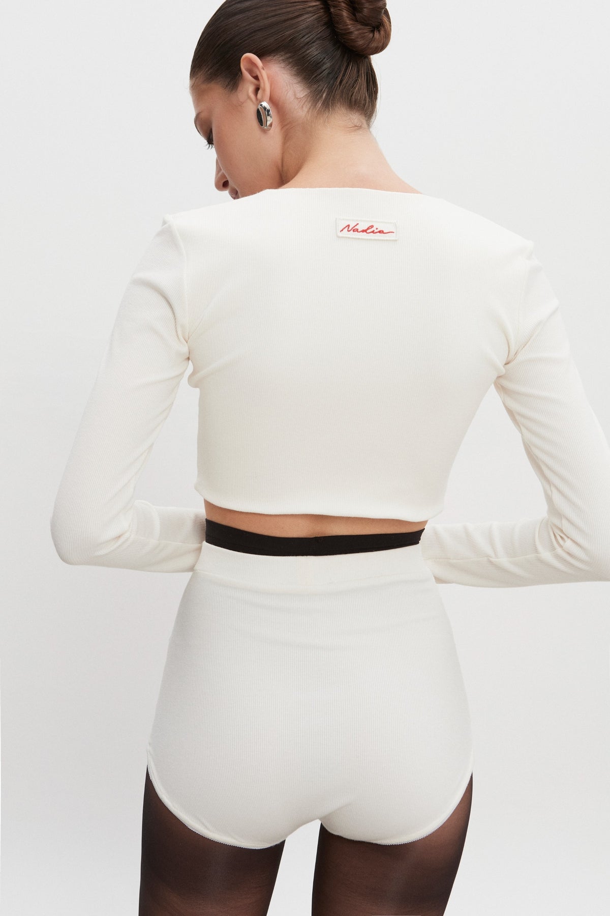 BITE CROP TOP OFF WHITE